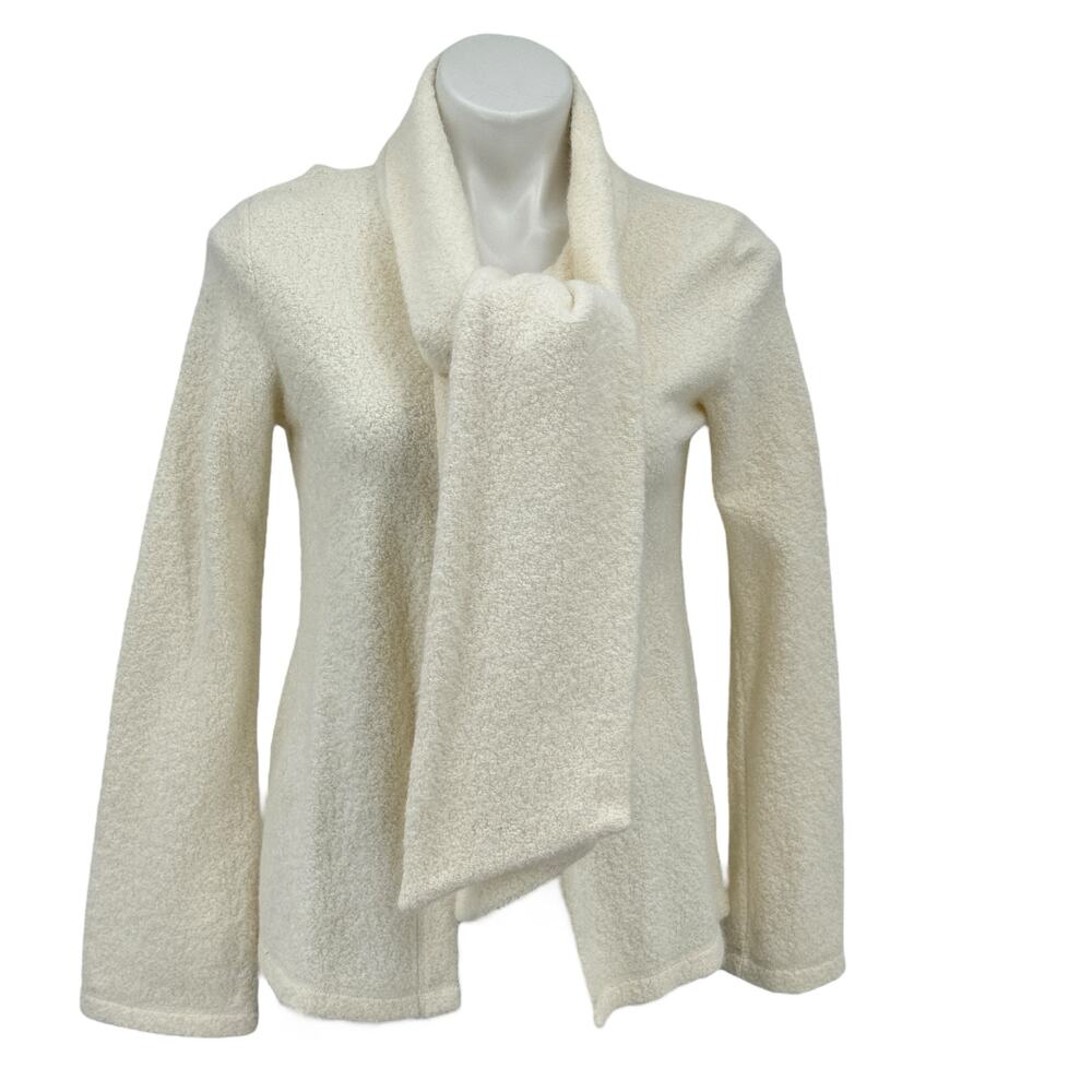 Tommy Bahama Angora Tie Cardigan Sweater SZ S Women's Cozy Quiet Luxury Elegant